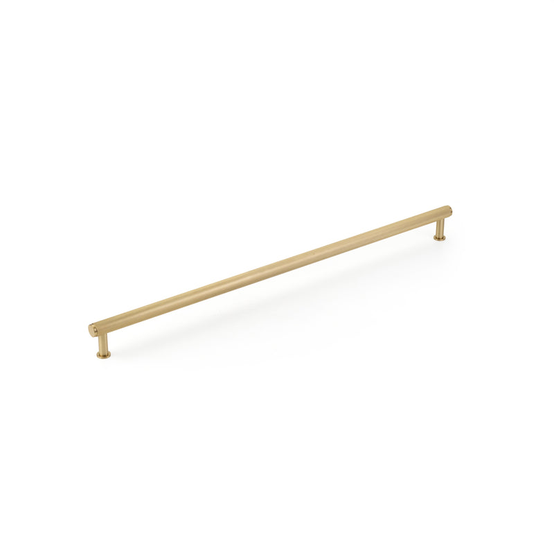 Schaub Pub House, Appliance Pull, Knurled, Signature Satin Brass, 24" cc