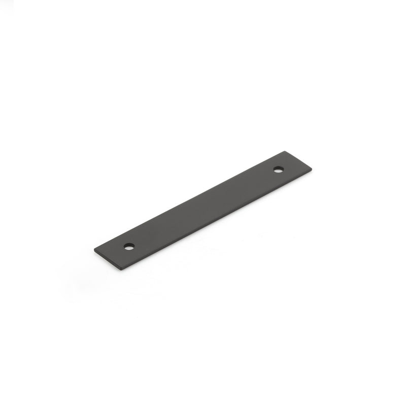 Schaub Pub House, Backplate for Pull, Matte Black, 3-1/2" cc