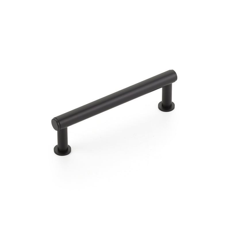 Schaub Pub House, Pull, Smooth, Matte Black, 4" cc