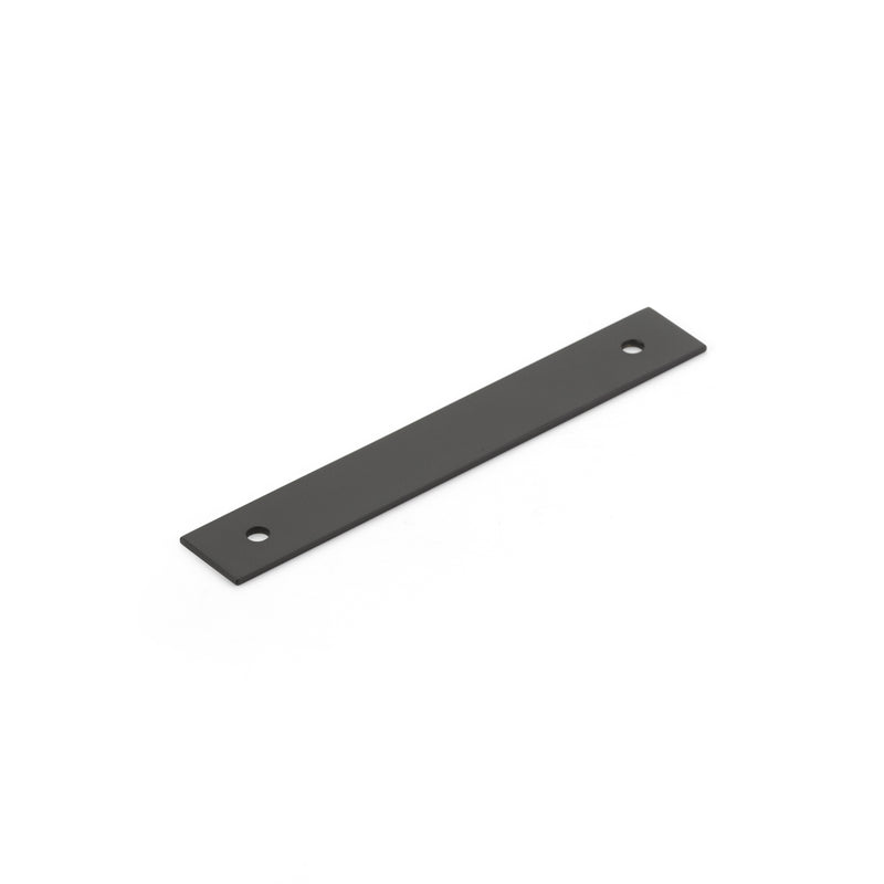 Schaub Pub House, Backplate for Pull, Matte Black, 4" cc