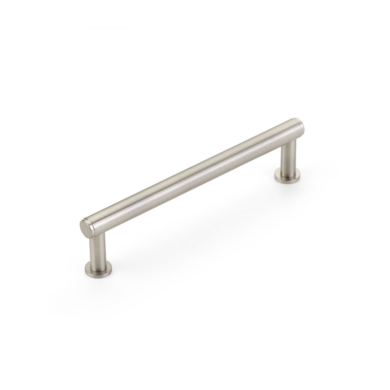 Schaub Pub House, Pull, Smooth, Brushed Nickel, 5" cc