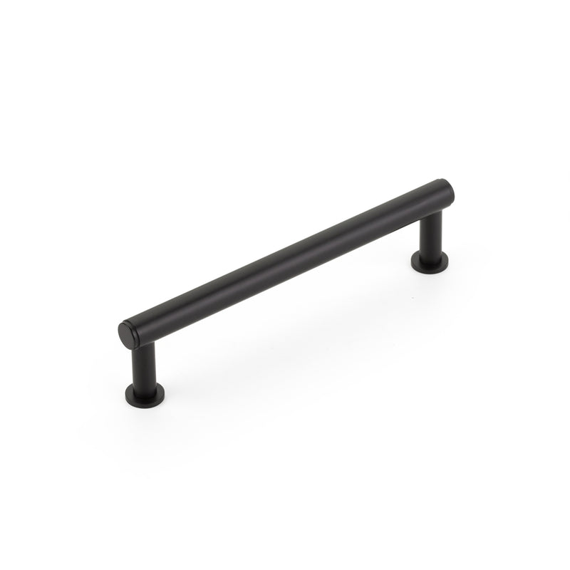 Schaub Pub House, Pull, Smooth, Matte Black, 5" cc