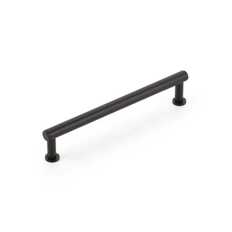 Schaub Pub House, Pull, Smooth, Matte Black, 6" cc