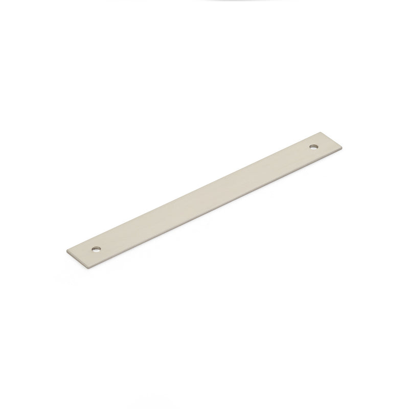 Schaub Pub House, Backplate for Pull, Brushed Nickel, 6" cc