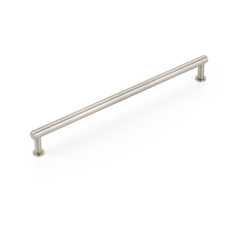 Schaub Pub House, Pull, Smooth, Brushed Nickel, 10" cc