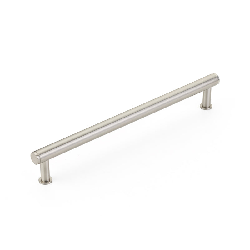 Schaub Pub House, Appliance Pull, Brushed Nickel, 12" cc