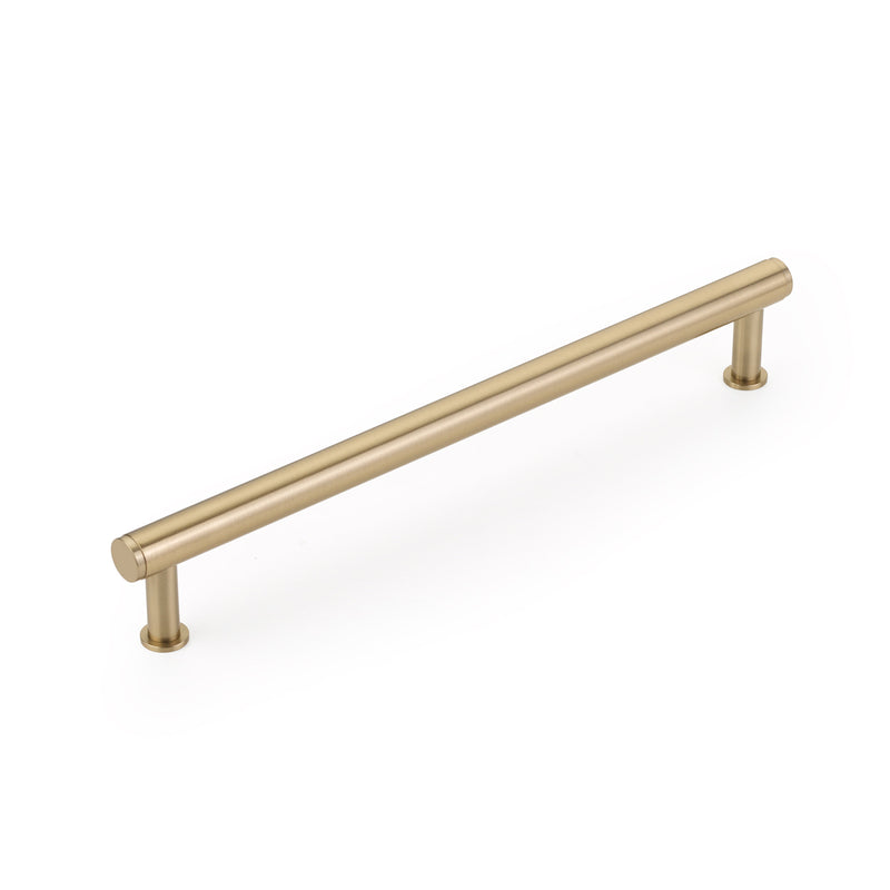 Schaub Pub House, Appliance Pull, Signature Satin Brass, 12" cc