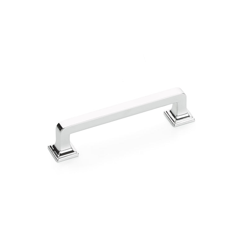 Schaub Menlo Park, Pull, Polished Chrome, 3-1/2" cc