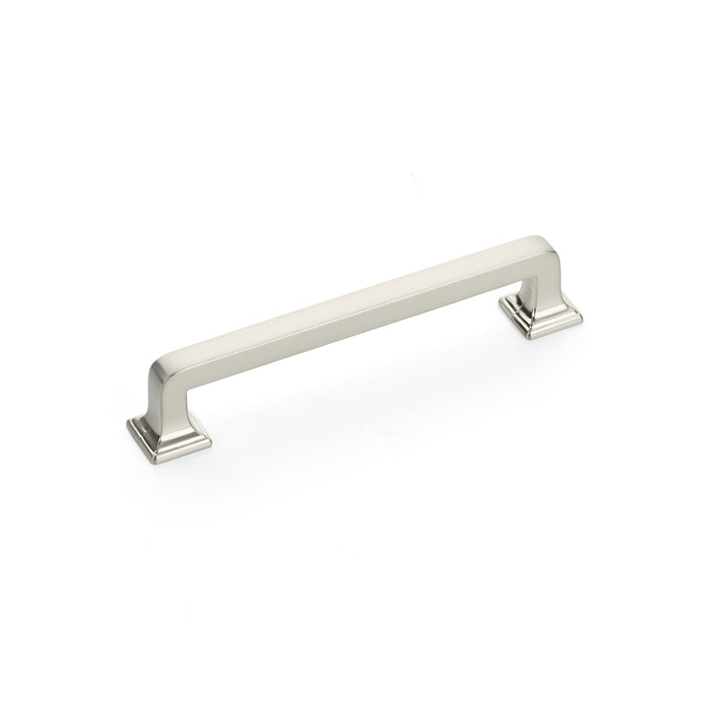 Schaub Menlo Park, Pull, Brushed Nickel, 5" cc