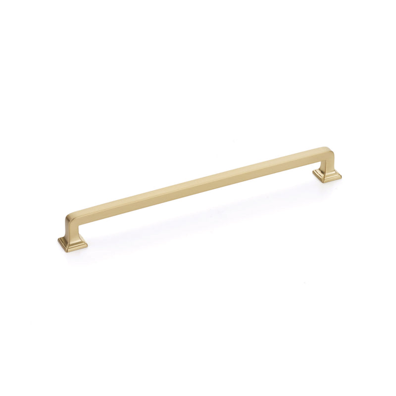 Schaub Menlo Park, Pull, Signature Satin Brass, 10" cc