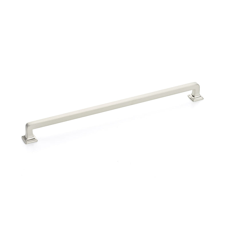 Schaub Menlo Park, Pull, Brushed Nickel, 12" cc