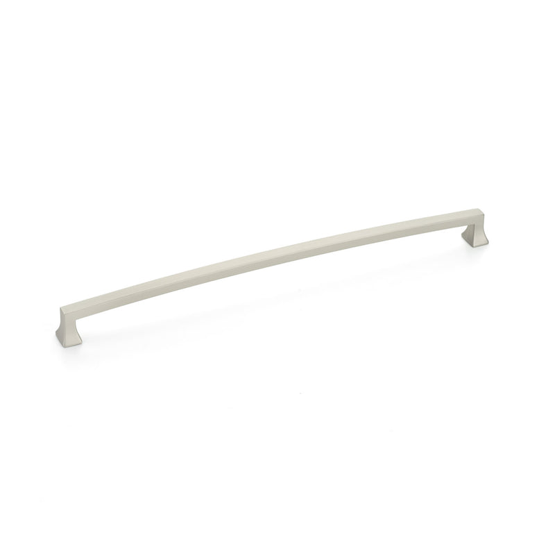 Schaub Menlo Park, Arched Pull, Satin Nickel, 12" cc