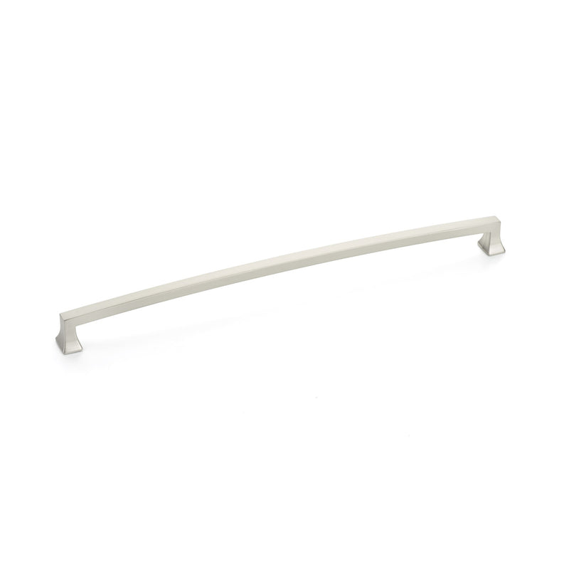 Schaub Menlo Park, Arched Pull, Brushed Nickel, 12" cc