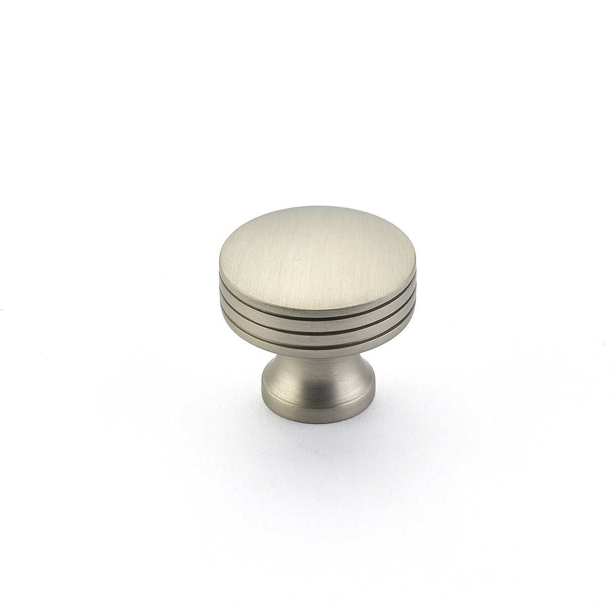 Schaub Menlo Park, Round Knob, Satin Nickel, 1-1/4"