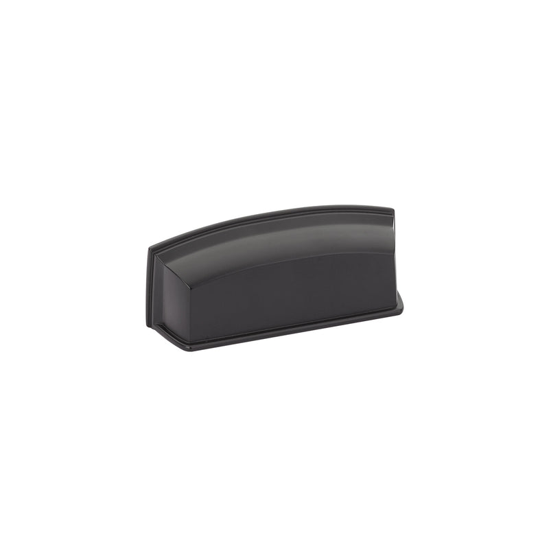 Schaub Menlo Park, Cup Pull, 3-1/2" cc, Matte Black