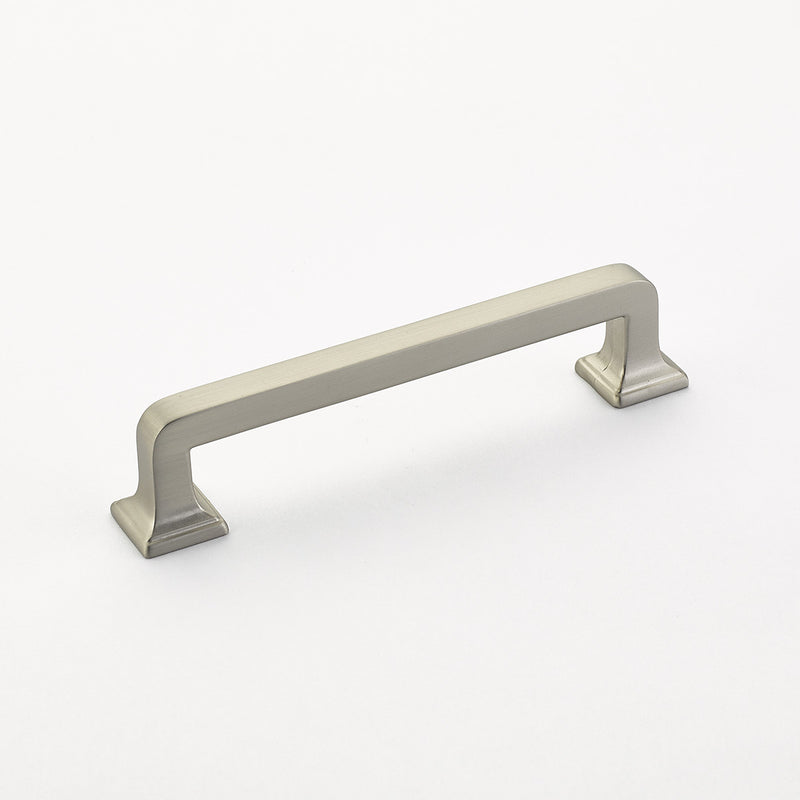 Schaub Menlo Park, Pull, Satin Nickel, 4" cc