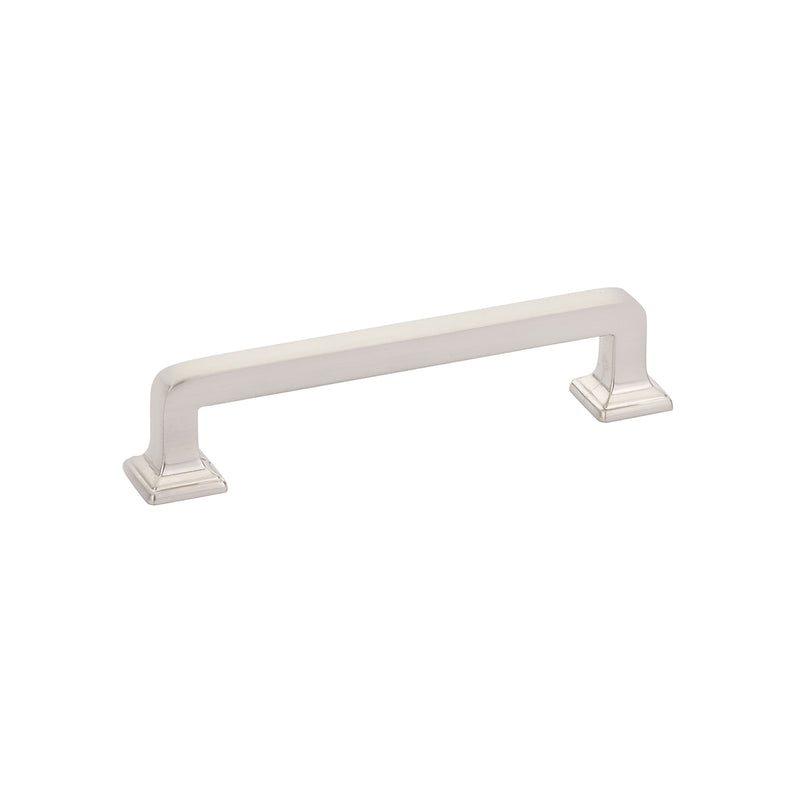 Schaub Menlo Park, Pull, Brushed Nickel, 4" cc