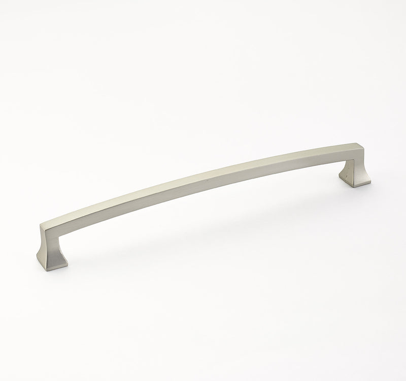 Schaub Menlo Park, Arched Pull, Satin Nickel, 8" cc