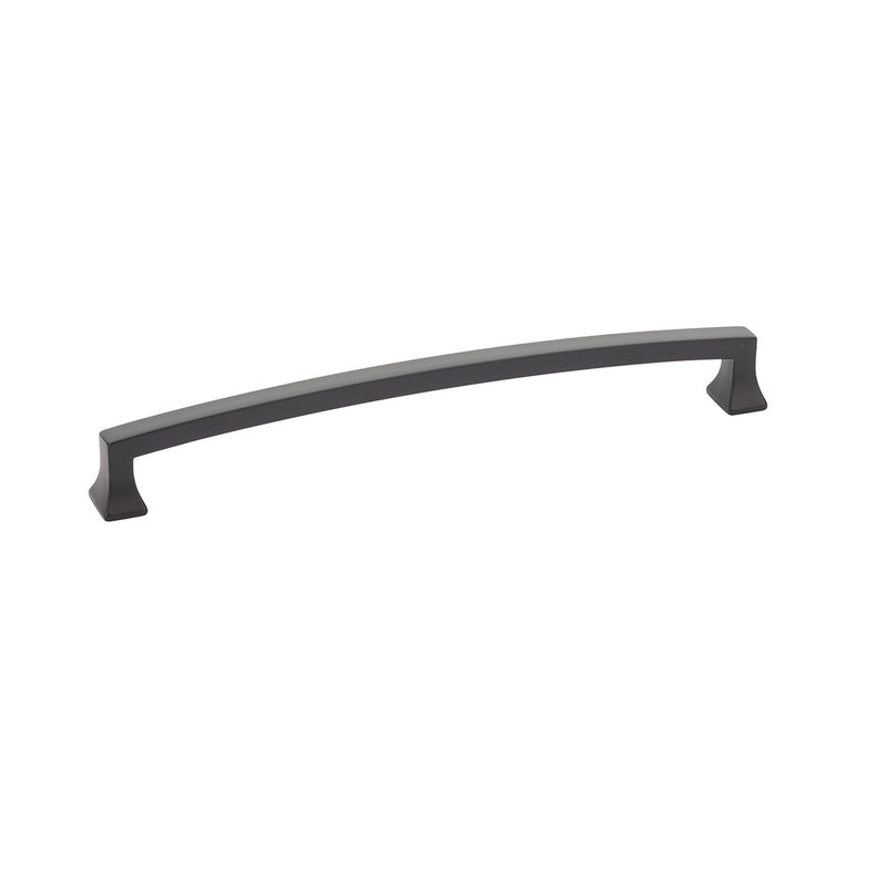 Schaub Menlo Park, Arched Pull, Matte Black, 8" cc