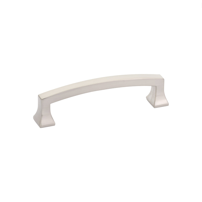 Schaub Menlo Park, Arched Pull, Brushed Nickel, 4" cc