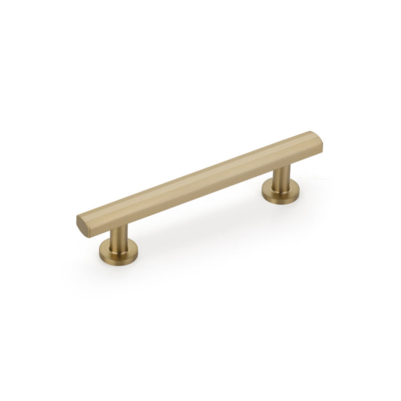 Schaub Heathrow Pull, 4" cc, Signature Satin Brass