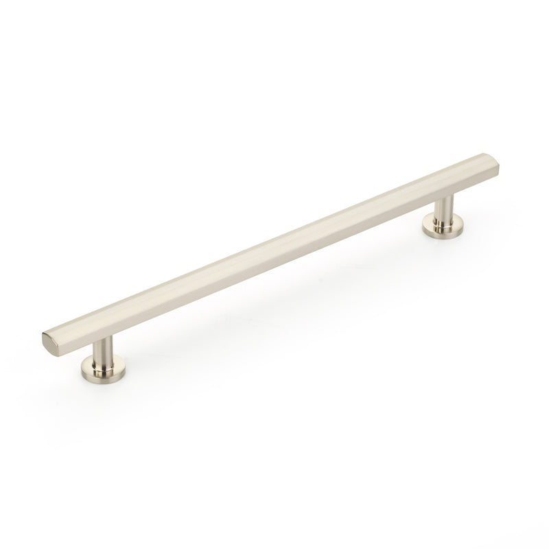 Schaub Heathrow Pull, 8" cc, Brushed Nickel