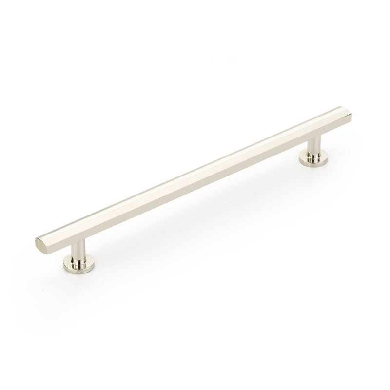 Schaub Heathrow Pull, 8" cc, Polished Nickel