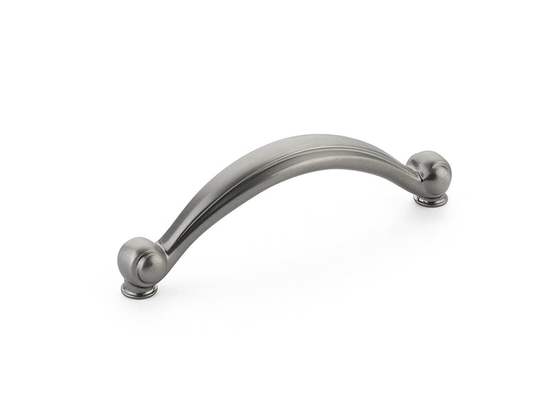 Schaub Cabriole, Pull, 96 mm cc, Antique Nickel