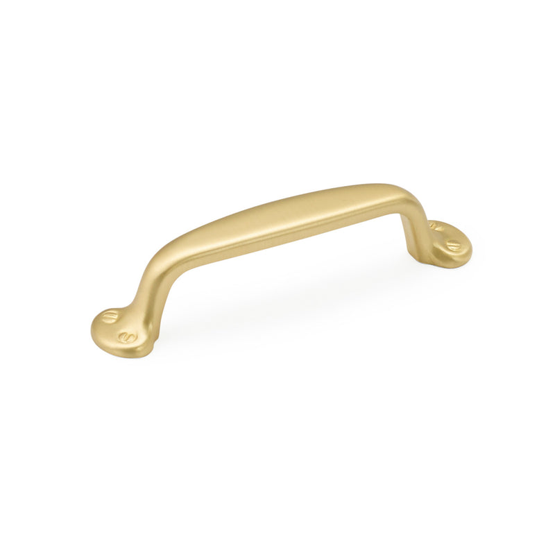 Schaub Country, Pull, Satin Brass, 4" cc