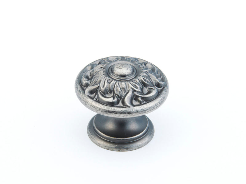 Schaub Corinthian, Knob, Corinthian Silver, 1-3/8"