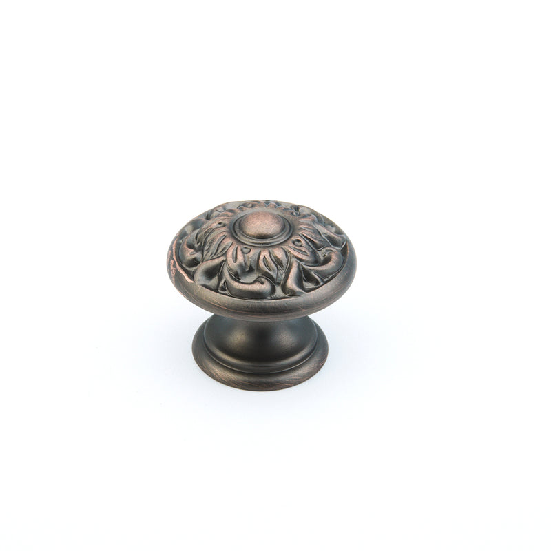 Schaub Corinthian, Knob, Michelangelo Bronze,1-3/8"