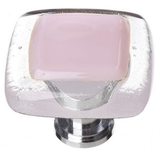 Reflective pink knob