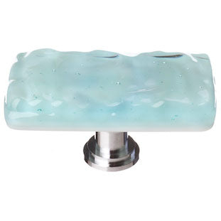 Glacier light aqua long knob