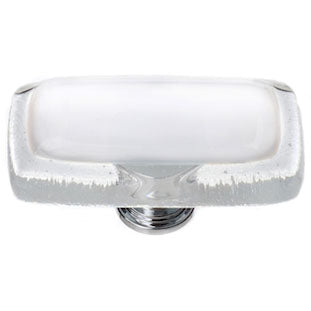 Reflective white long knob