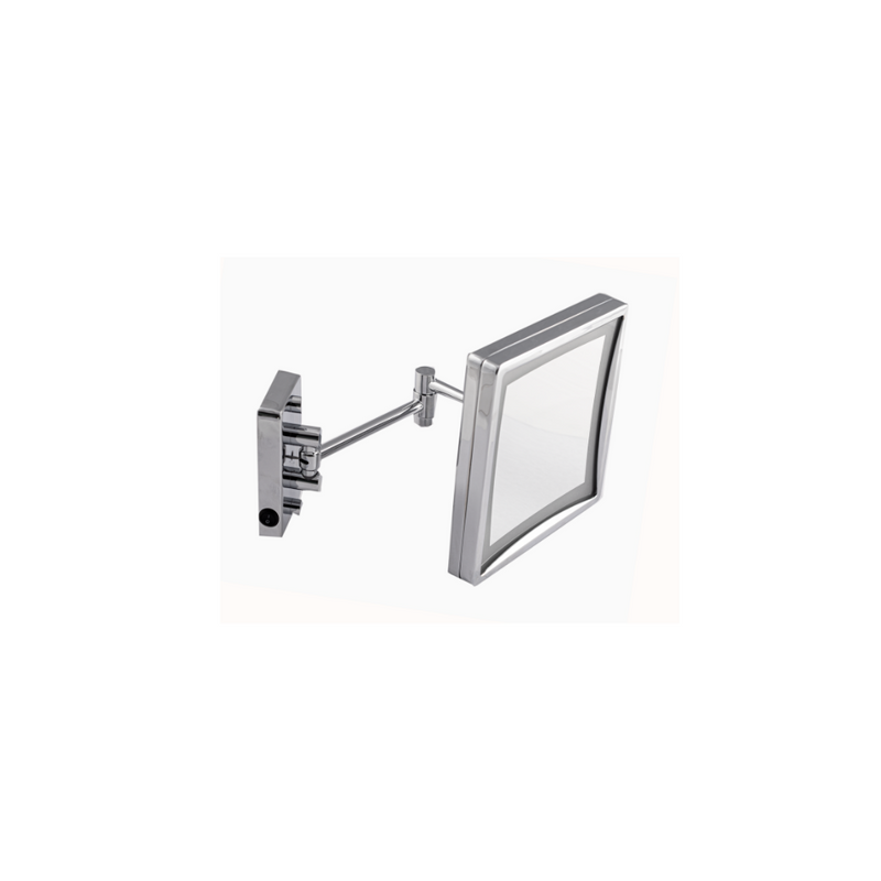3D Square Makeup Mirror With Light