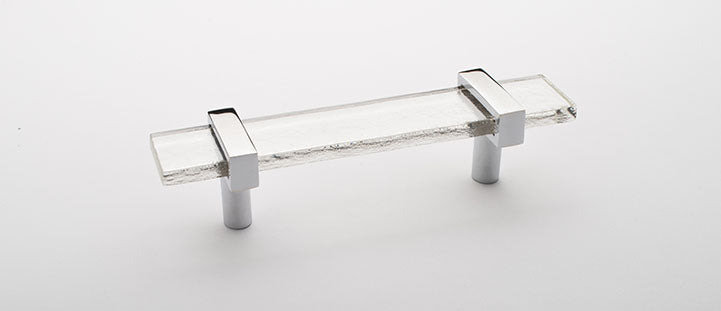 5.5″ Adjustable clear pull with polished chrome base