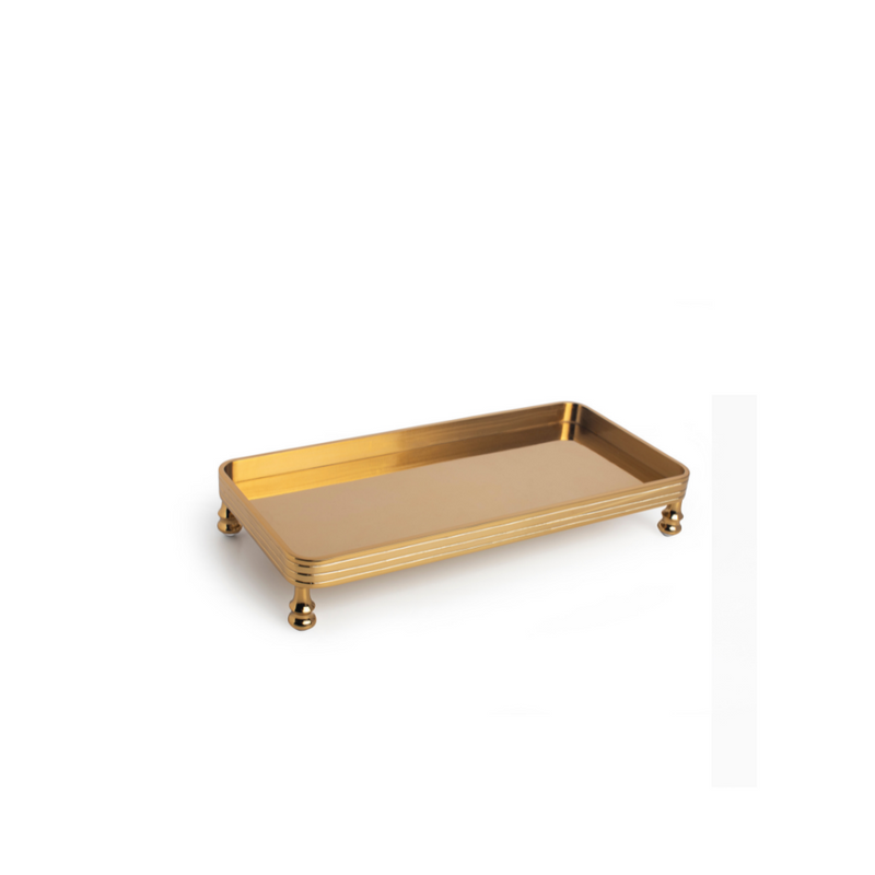 Vista D'oro Tik Patterned, Framed and Footed Tray - Hentell