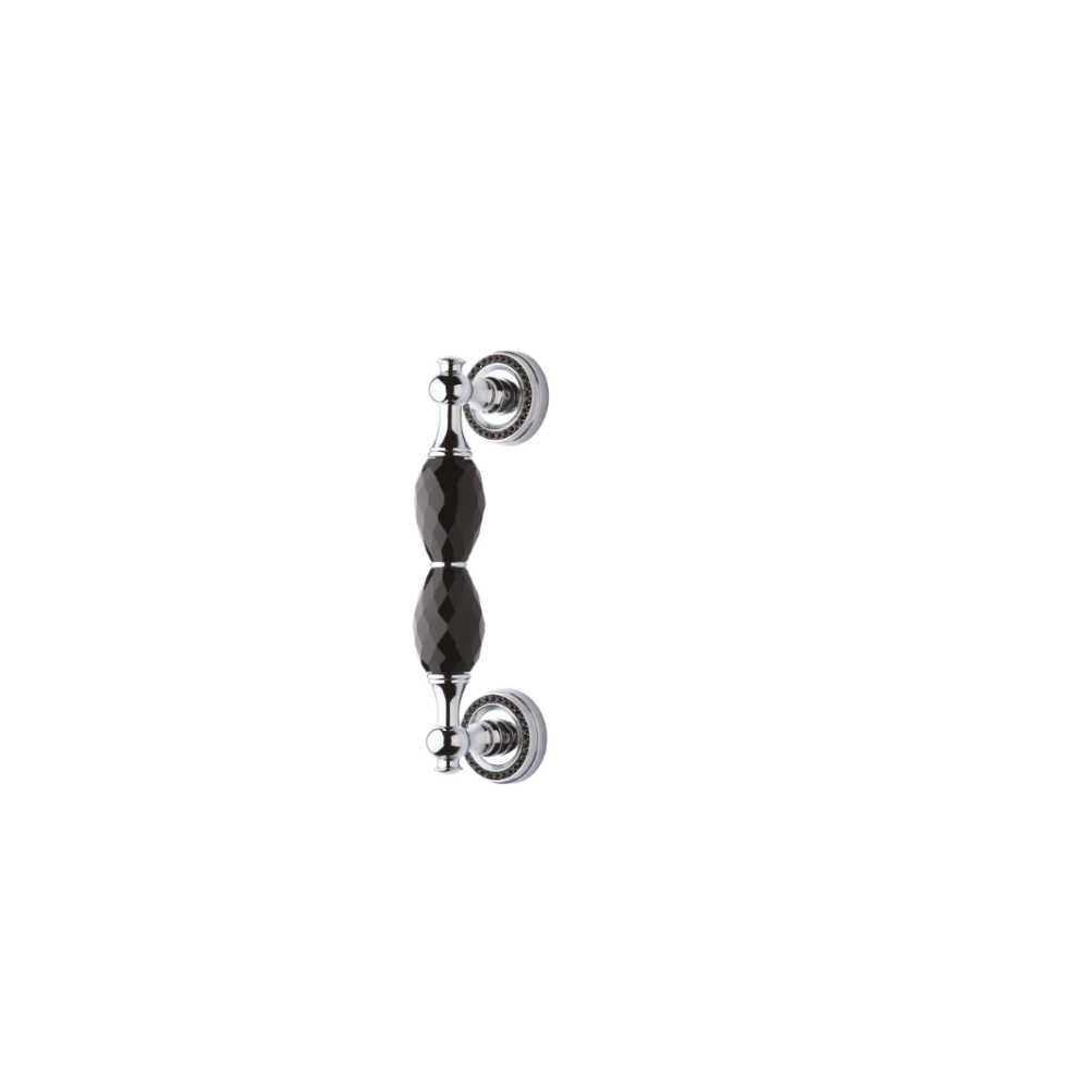 Vista D'oro Keb Swarovski Pull Handle Black Crystal - Hentell