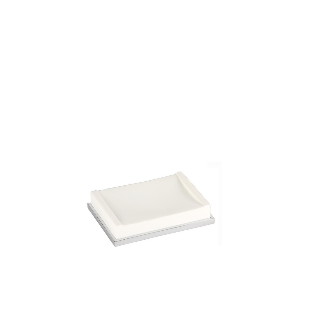 Vista D'oro Square Soap Dish White Corian - Hentell