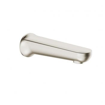 Style tub spout 1/2", brushed nickel