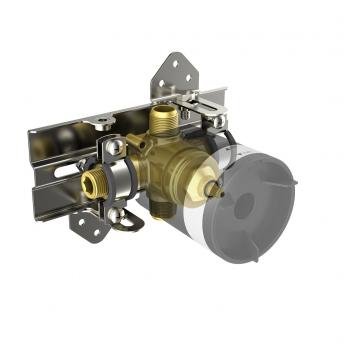 motion 2-way/combo diverter with shut-off rough-in, with in2itiv rough-in mounting system