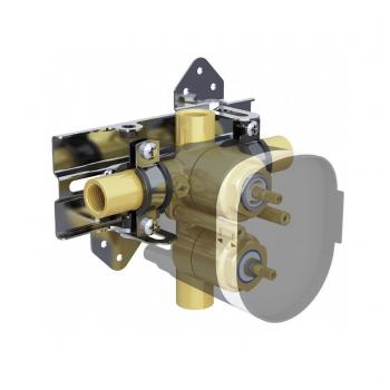 4-port pressure balance valve (eurobalance), with manual diverter, with in2itiv rough-in mounting system