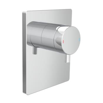 Lana X pressure balance valve trim kit, without diverter, chrome