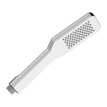 rectangular hand shower, 1-spray, chrome
