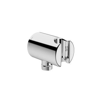 wall outlet with fixed hand shower holder, chrome