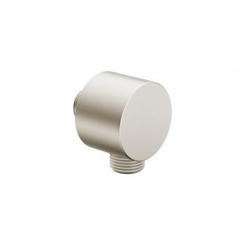 wall outlet, brushed nickel