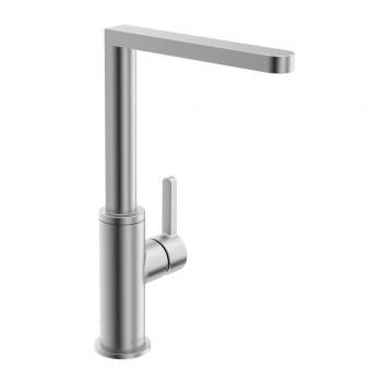 Edge XL single-lever kitchen faucet, with swivel spout, stainless steel finish