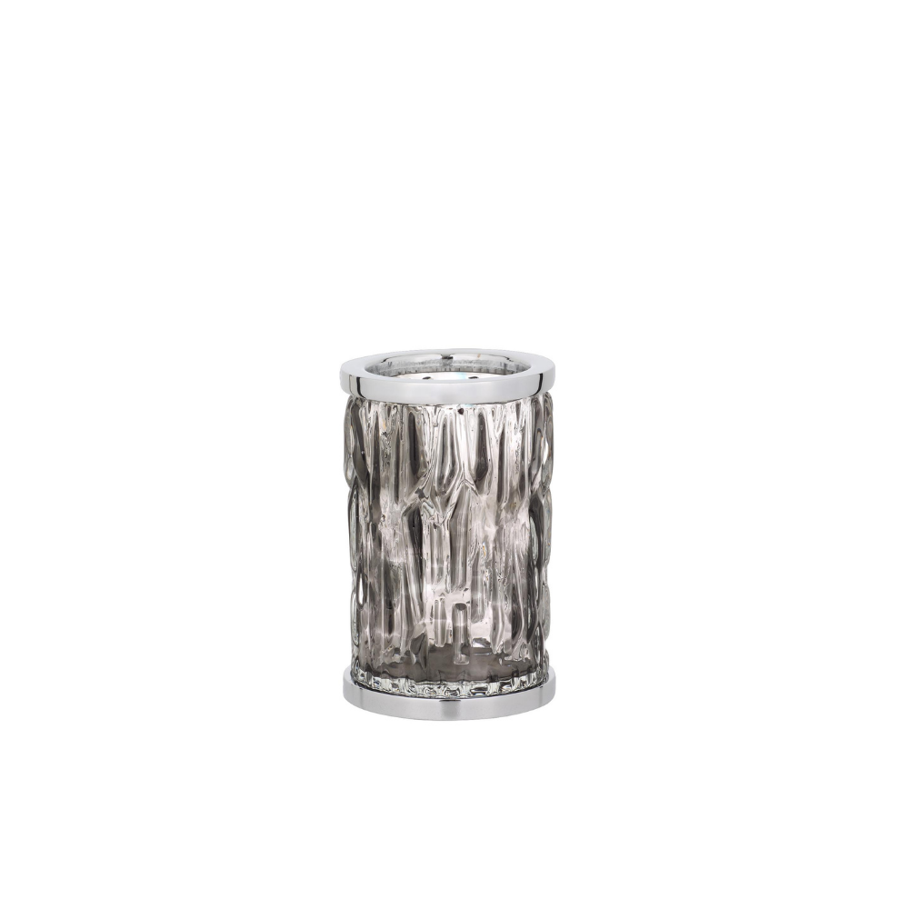 Vista D'oro Wee Black Glass Toothbrush Holder - Hentell