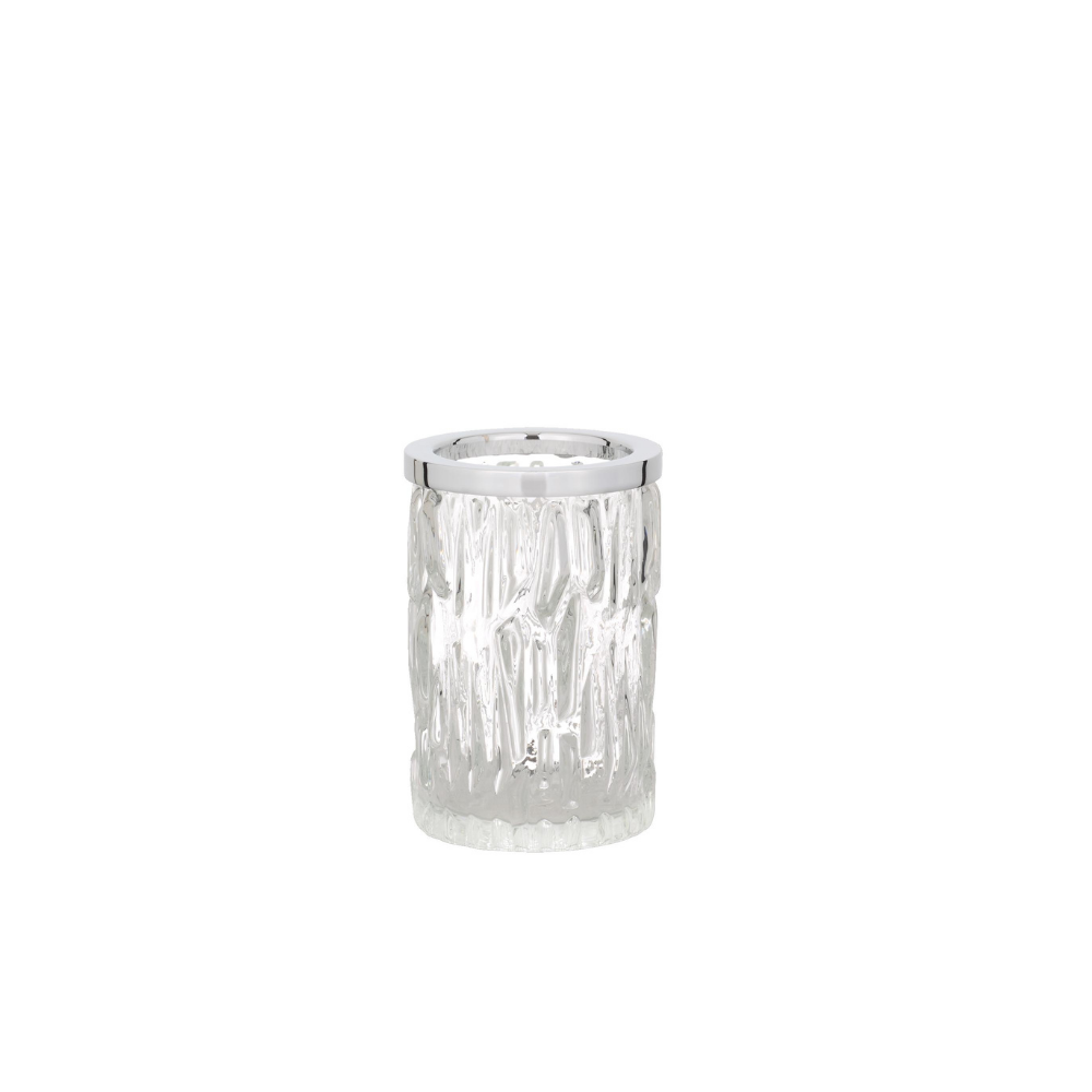 Vista D'oro Wee Transparent Glass Toothbrush Holder - Hentell